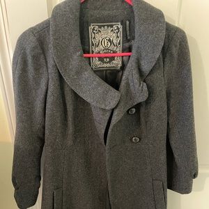 Grey pea coat